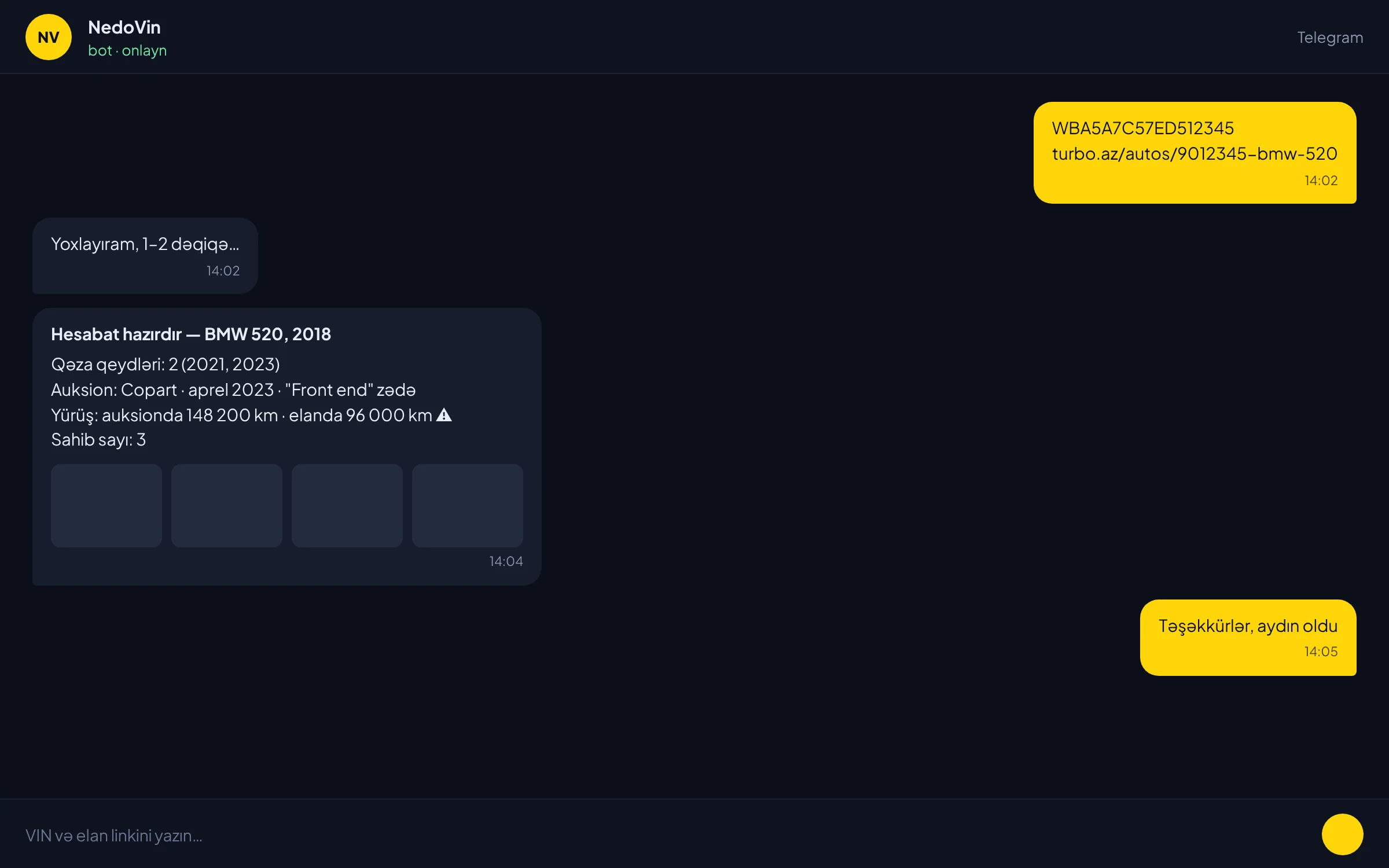 NedoVin Telegram botu